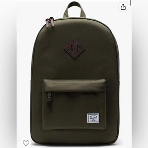 Army green Herschel heritage backpack